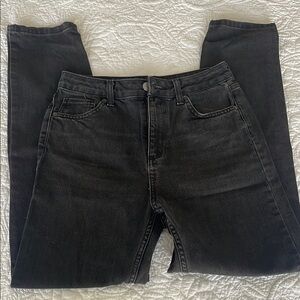 BDG Womens Mom Black Jeans W27 L32